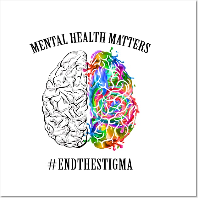 Mental Health Matters Wall Art by AllWellia